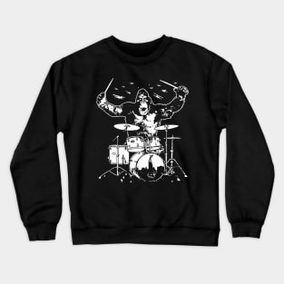 king on the drum Crewneck Sweatshirt